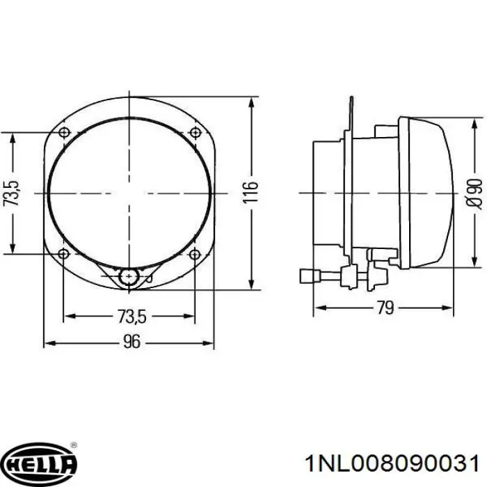 Comprar 1NL008090031 HELLA 