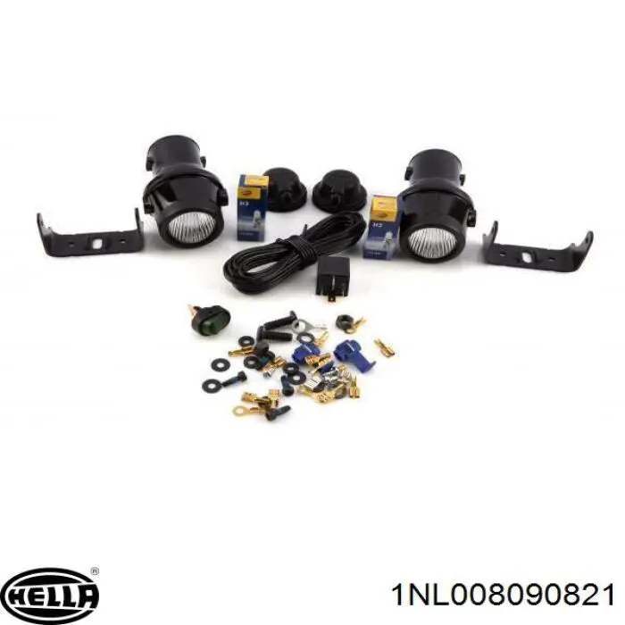 Faro antiniebla tuning, juego de 2 piezas HELLA 1NL008090821