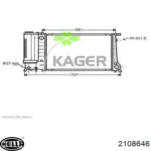 Comprar 050850N Dasis Radiador de auto