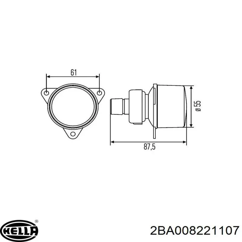 2BA008221107 HELLA