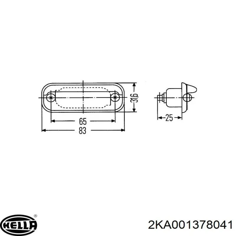 Comprar 2KA001378041 HELLA 