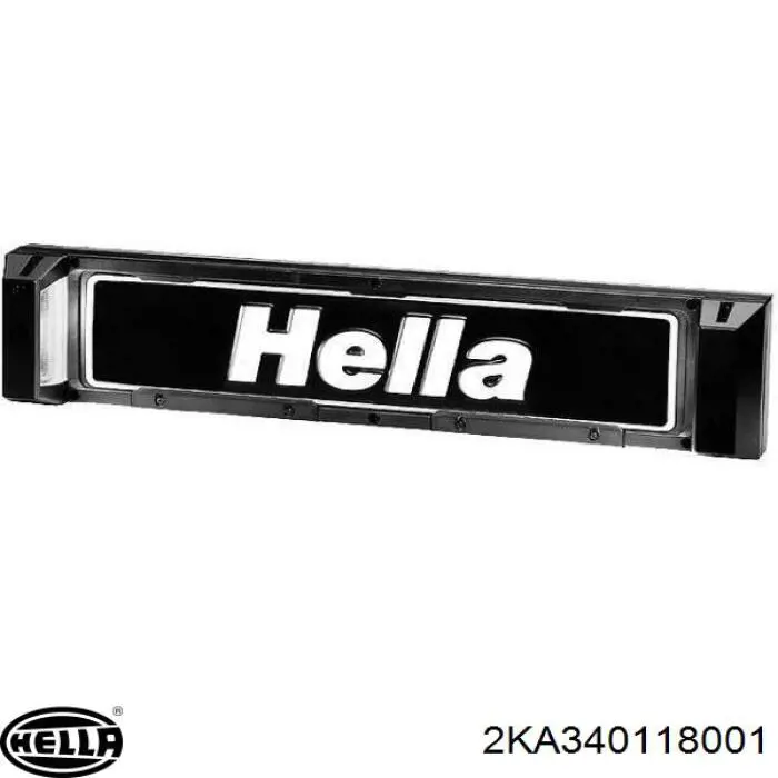 Comprar 2KA340118001 HELLA Luz matricula