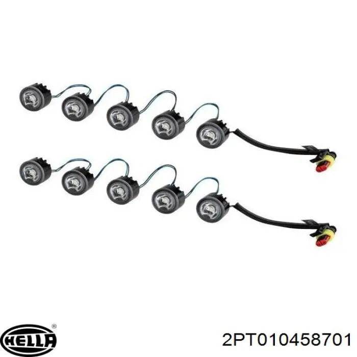 Luces diurnas DRL, kit universal HELLA 2PT010458701 precio, desde 287,71 EUR