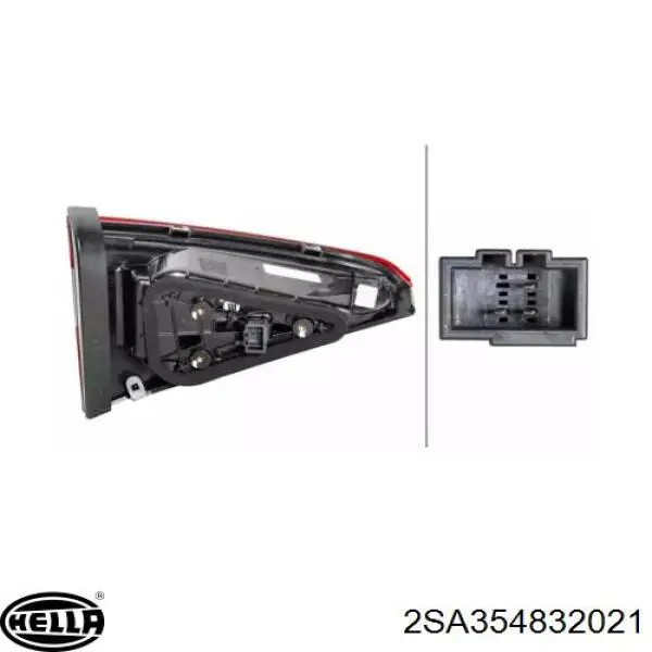 Piloto trasero interior derecho VAG 3V5945308 precio, desde 132,63 EUR