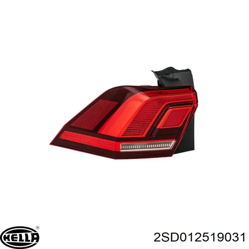 2SD012 519-031 HELLA piloto trasero exterior izquierdo