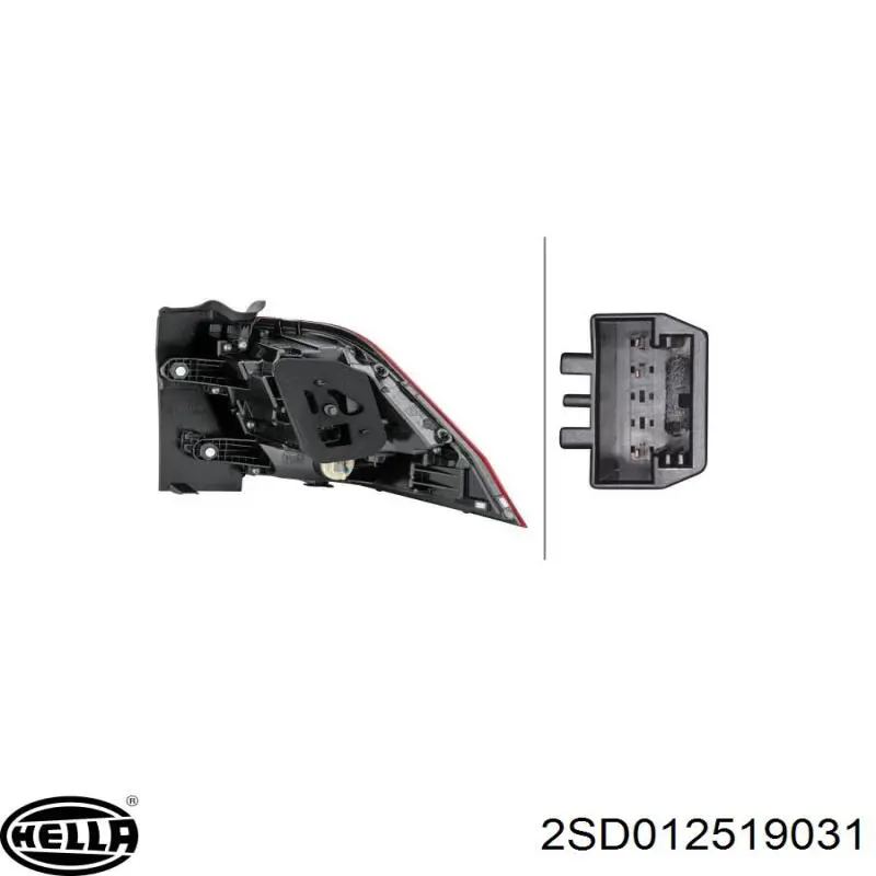 Comprar 5NA945095B VAG Piloto trasero exterior izquierdo