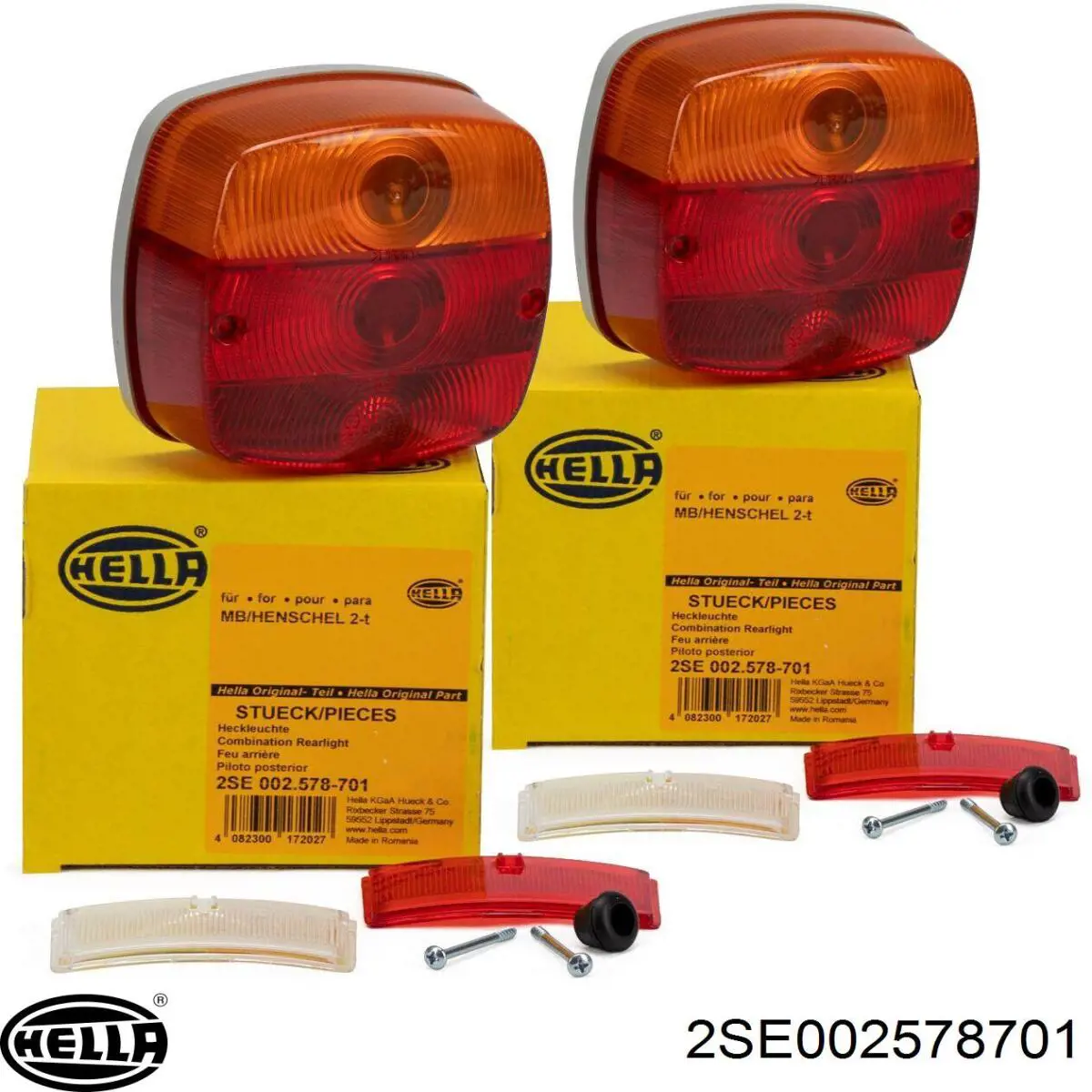 Piloto trasero izquierdo/derecho 2SE002578701 HELLA