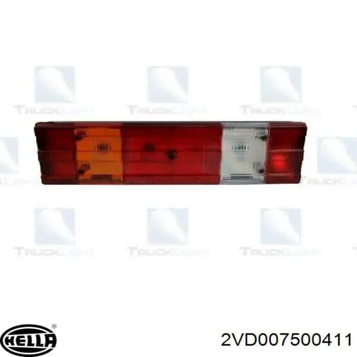 2VD007500411 HELLA Piloto trasero izquierdo