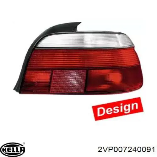 Piloto trasero izquierdo 2VP007240091 HELLA