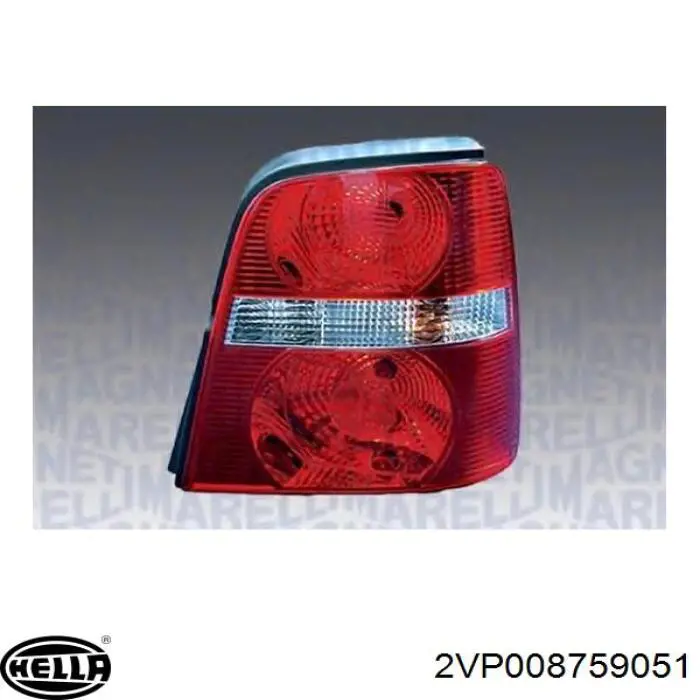 Piloto trasero izquierdo 2VP008759051 HELLA