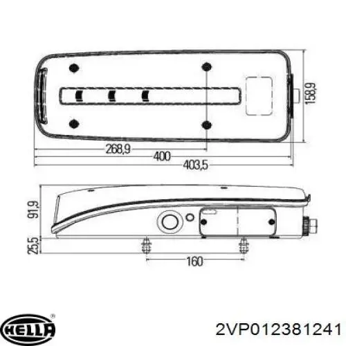 84416 Auger Piloto trasero derecho