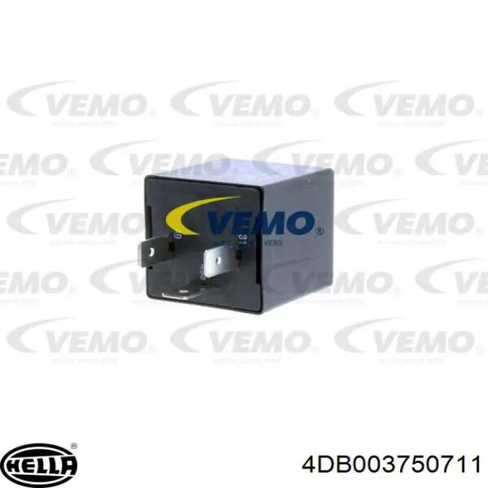Relé de intermitentes 4DB003750711 HELLA