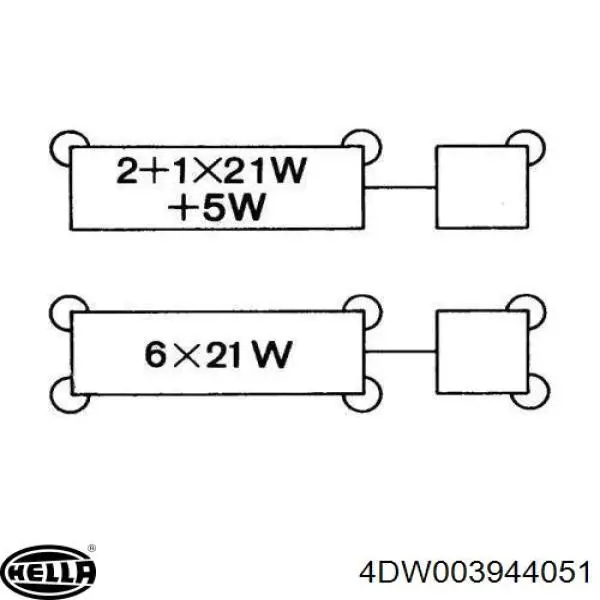 4DW003944051 HELLA relé, piloto intermitente