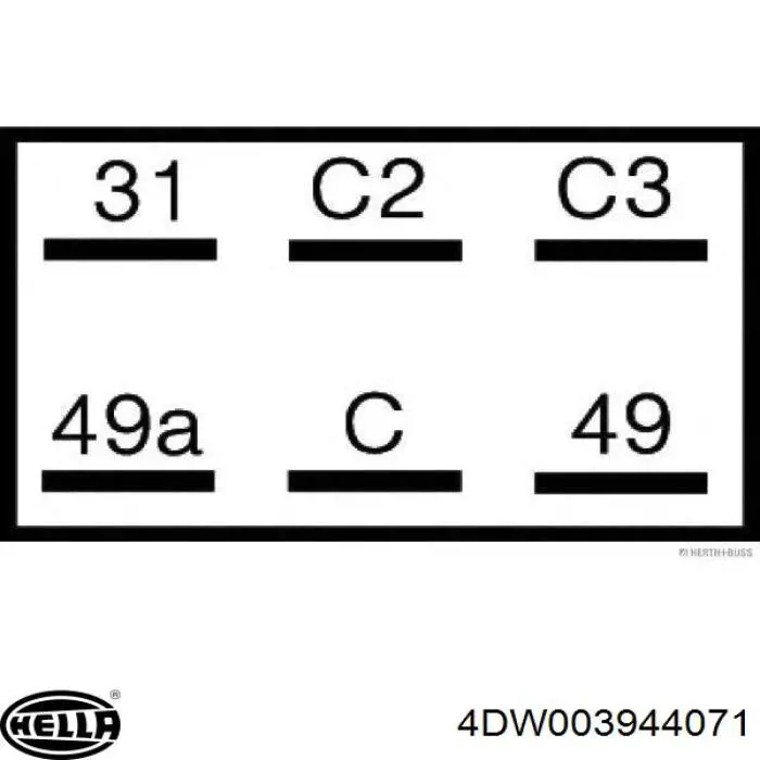 Relé de intermitentes MFL36 Mahle Original