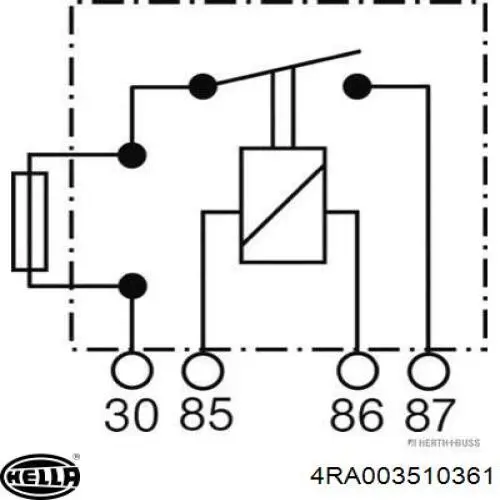 3104330 Volvo relé, aire acondicionado