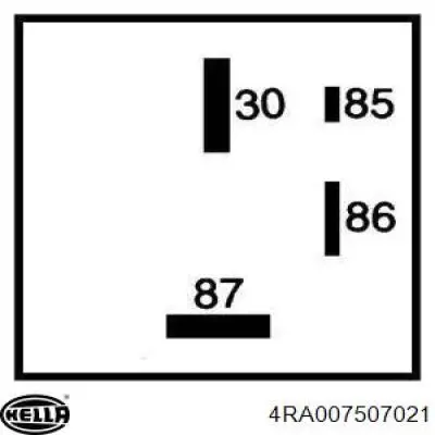 Relé de bujía de precalentamiento Volkswagen Caddy 2 9K9