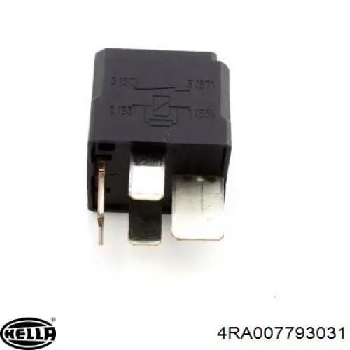 4RA007793031 HELLA Relé de bujías incandescentes