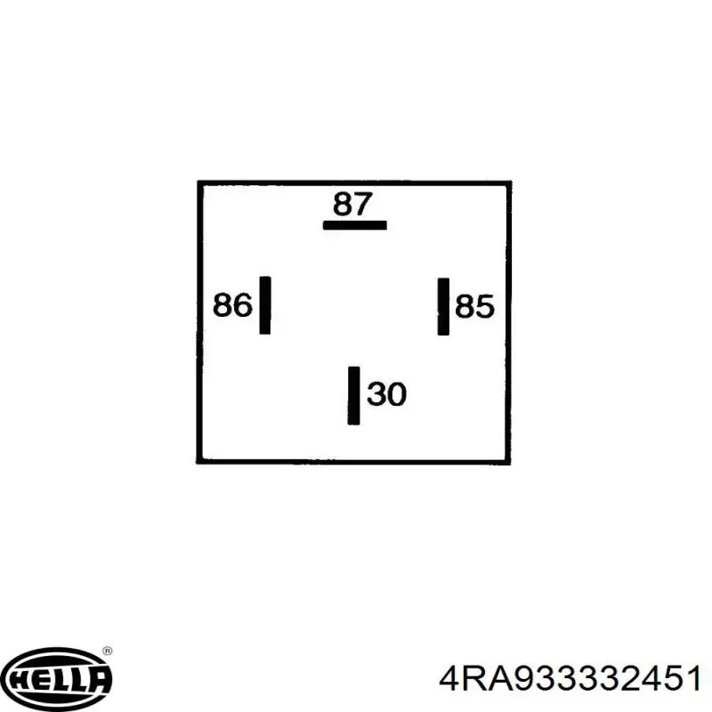 Comprar 4RA933332451 HELLA Rele del ventilador de habitaculo
