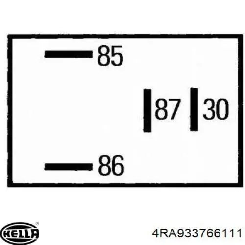 Relé de ventilador Mahle Original MR5