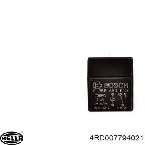 Relé eléctrico multifuncional Peugeot/Citroen 9620725080