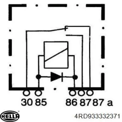 Relé eléctrico multifuncional HELLA 4RD933332371 precio, desde 4,87 EUR