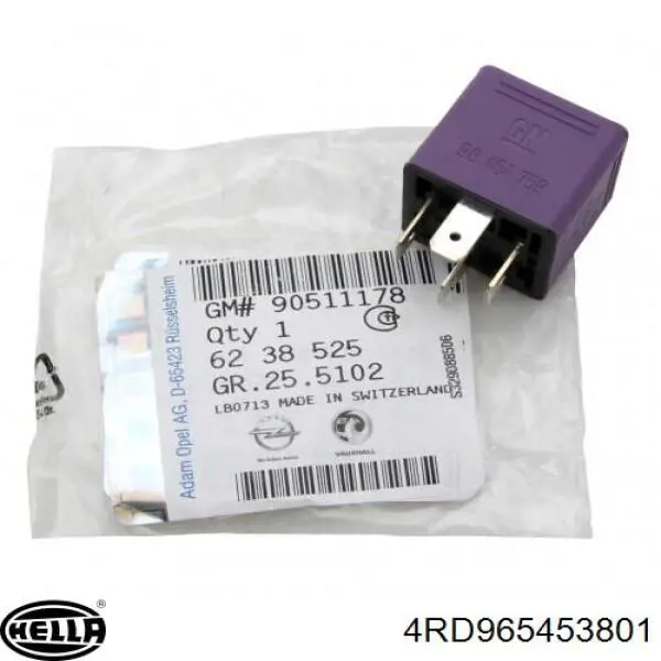 Relé eléctrico multifuncional HELLA 4RD965453801 precio, desde 5,04 EUR