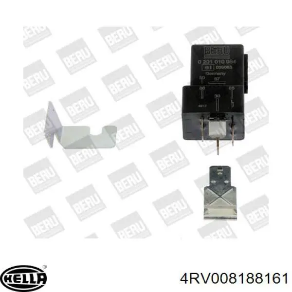 Relé de precalentamiento HELLA 4RV008188161