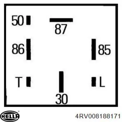 171911261A VAG Relé de bujías incandescentes