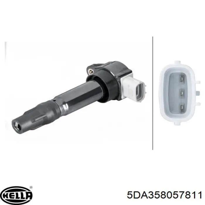5DA358057811 HELLA Bobina de ignición