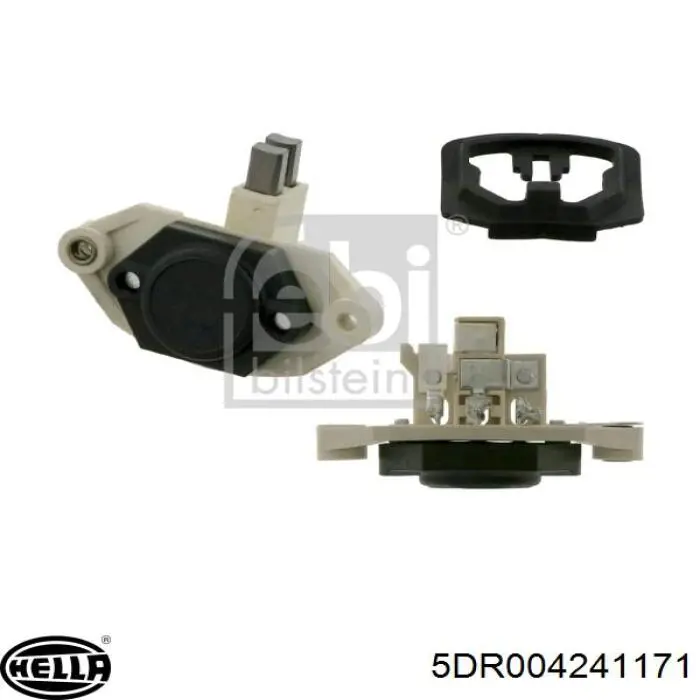 5DR 004 241-171 HELLA regulador de rele del generador (rele de carga)