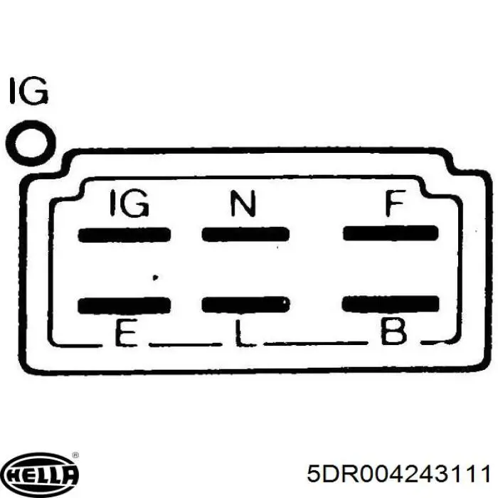 Comprar 5DR004243111 HELLA Regulador del alternador
