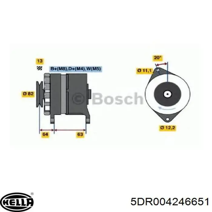 Regulador de corriente HELLA 5DR004246651 precio, desde 20,39 EUR