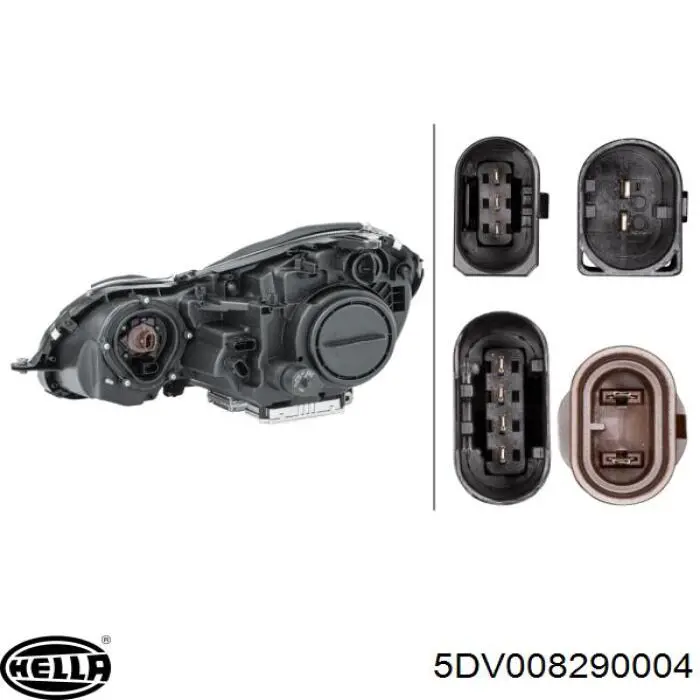 Centralita, faros xenon Mercedes A002820232680