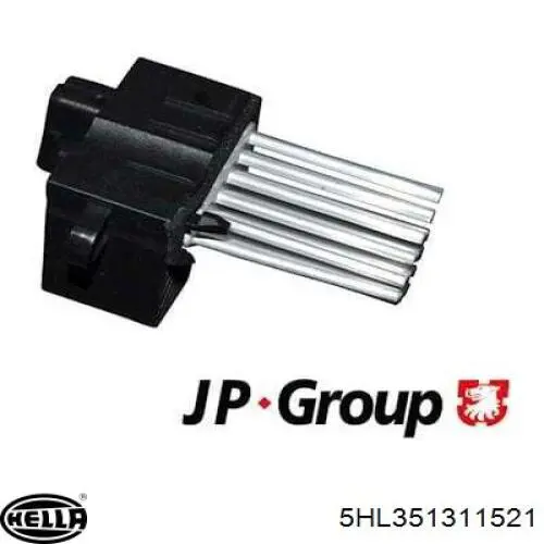 Resistencia de calefacción 5HL351311521 HELLA