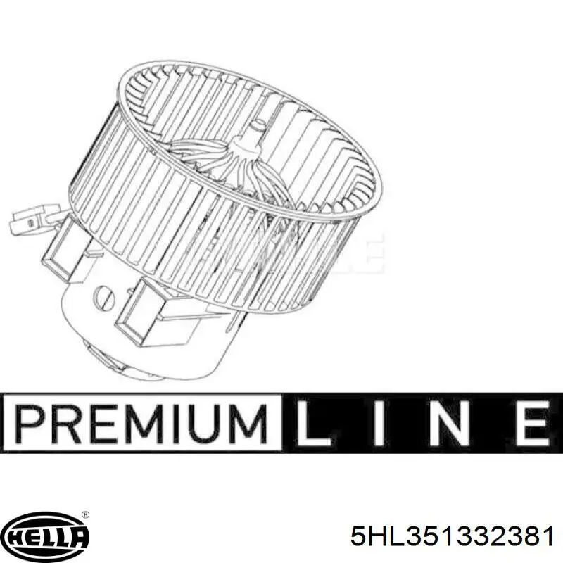 5HL351332381 HELLA Resistencia de calefacción