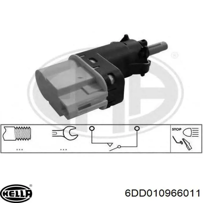 Interruptor de luz de freno 6DD010966011 HELLA