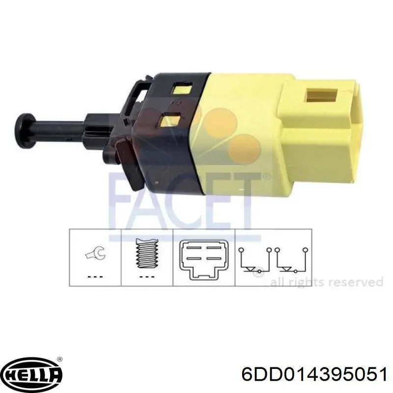Comprar 96874572 General Motors Interruptor de luz de freno