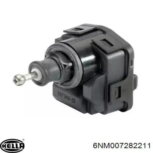 Motor regulador de faros 6NM007282211 HELLA