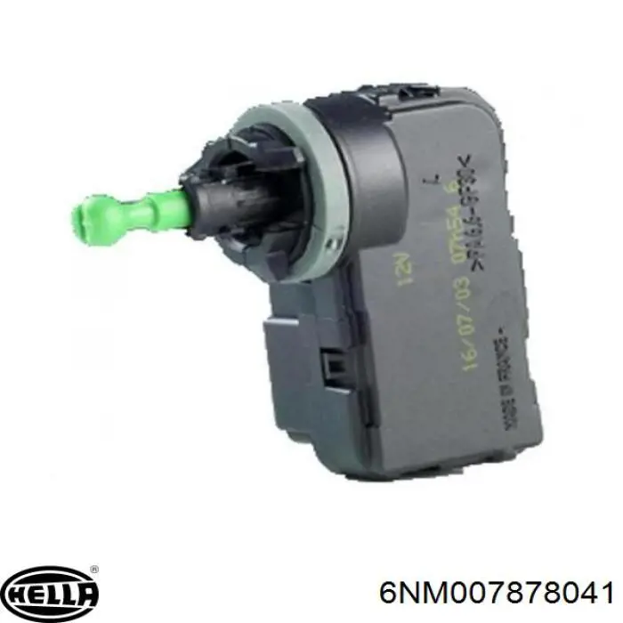 Elemento de regulación del alcance de faros HELLA 6NM007878041