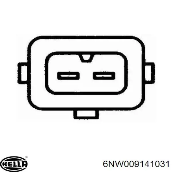 Válvula IAC 6NW009141031 HELLA