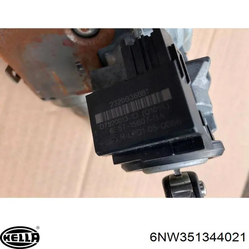 6NW351344021 HELLA Actuador de compuerta de calefacción
