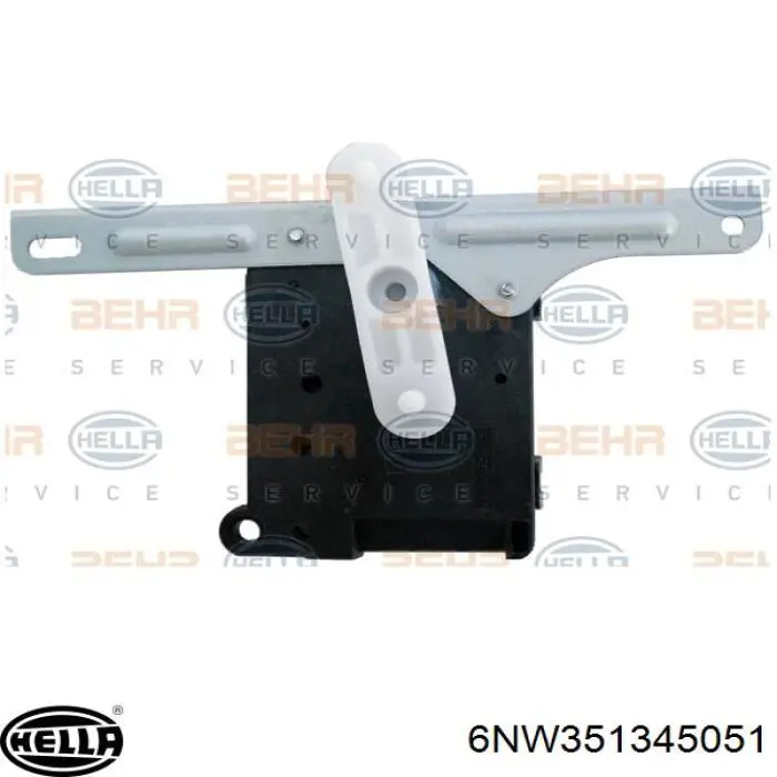 Actuador de compuerta de la calefacción 6NW351345051 HELLA