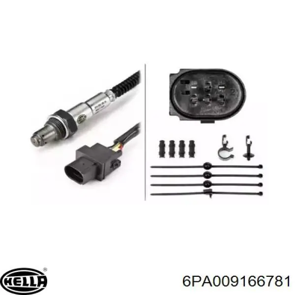 6PA009166781 HELLA Sensor de oxígeno previo al catalizador