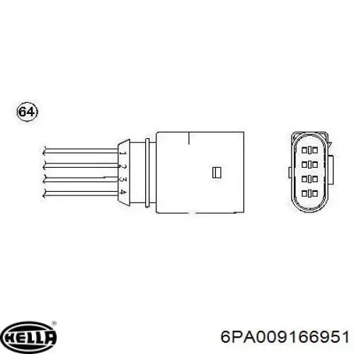 Sonda lambda 21418 Febi