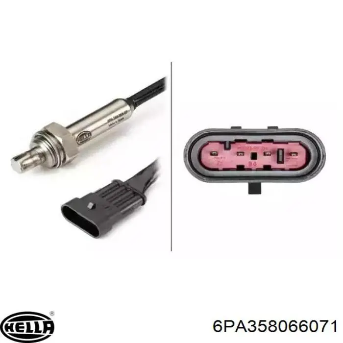 Comprar 6PA358066071 HELLA Sensor de oxígeno previo al catalizador