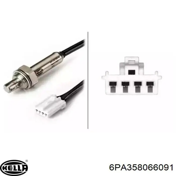 Sonda lambda de oxígeno posterior al catalizador HELLA 6PA358066091 precio, desde 116,75 EUR