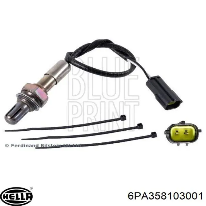 6PA 358 103-001 HELLA sonda lambda sensor de oxigeno para catalizador