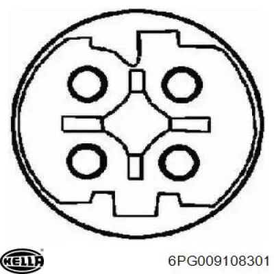 Sensor de picado HELLA 6PG009108301