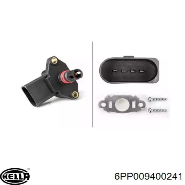 Sensor de presión del aire de admisión HELLA 6PP009400241 precio, desde 28,22 EUR