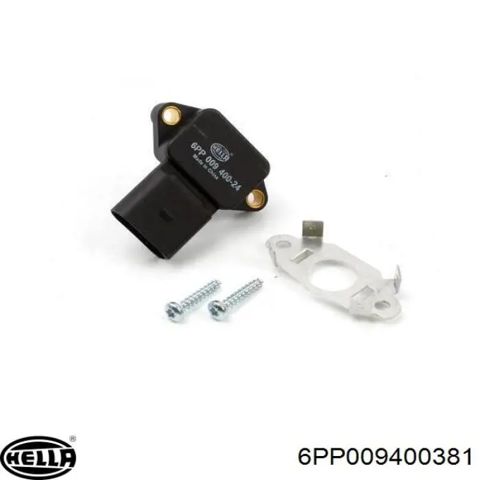 Sensor de presión de sobrealimentación 6PP009400381 HELLA